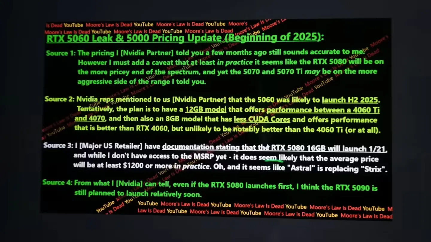 英伟达被曝有望推出双版本 RTX 5060 显卡插图