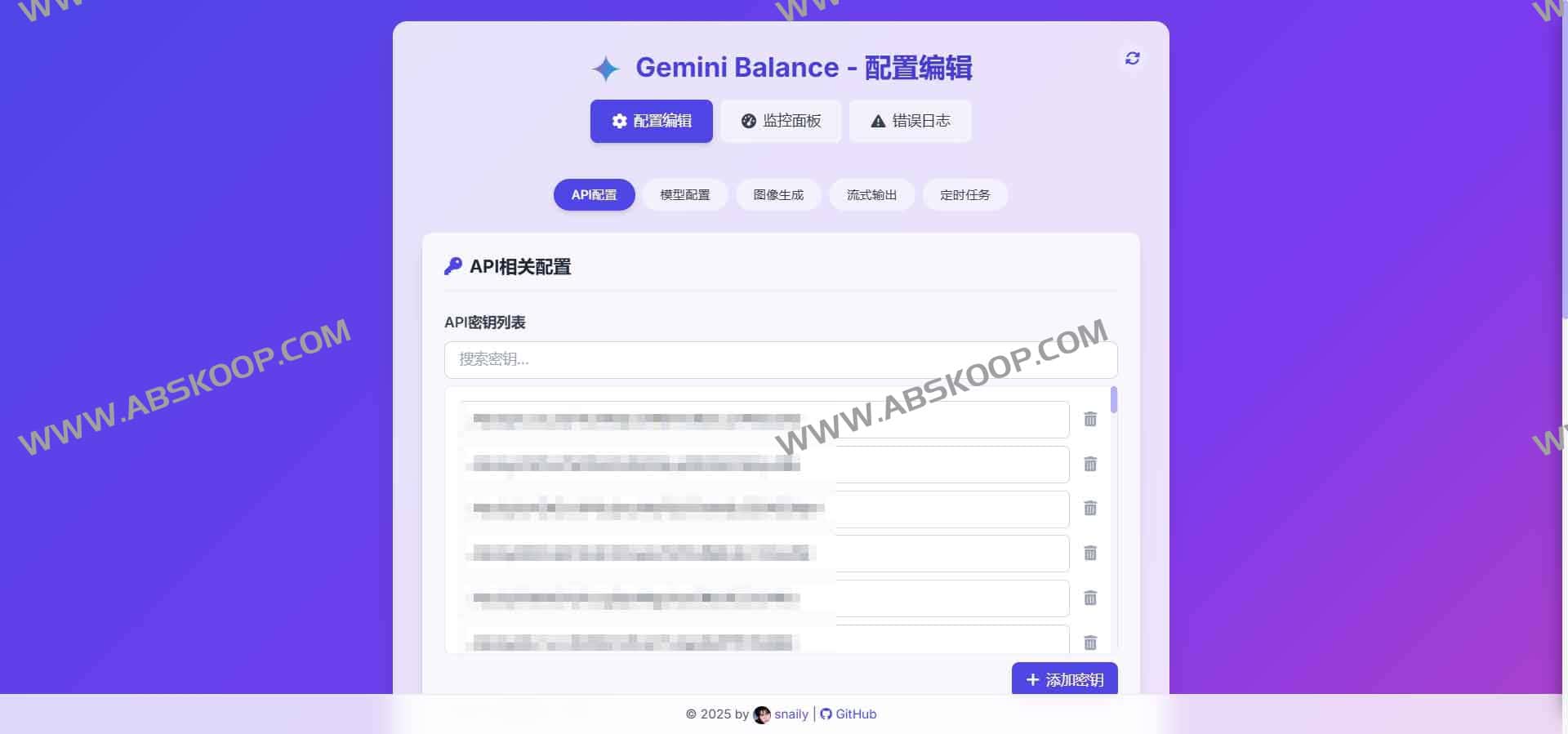 Gemini Balance：高效管理多Key的Google Gemini API代理与负载均衡