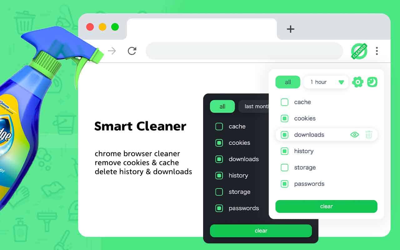 Cleaner：浏览器历史与缓存清理插件 提升Chrome浏览器速度与隐私保护的利器