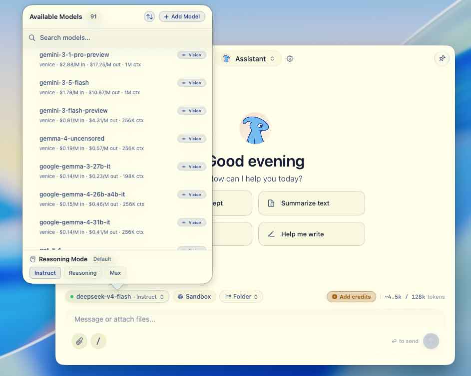 Osaurus Mac 本地 AI Agent 软件界面截图