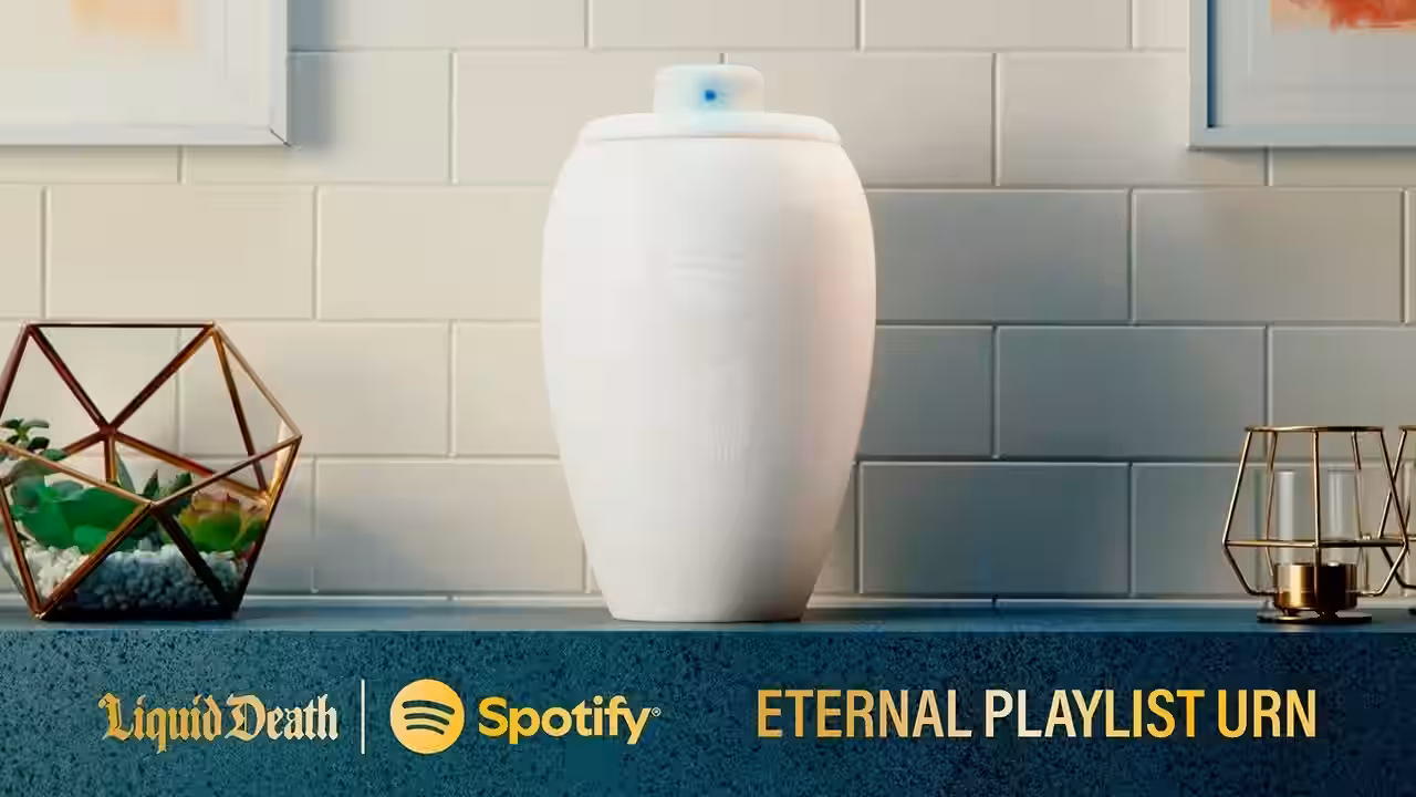 Spotify 推出骨灰盒音箱,让音乐陪伴“来世”插图 Spotify 推出骨灰盒音箱,让音乐陪伴“来世”插图