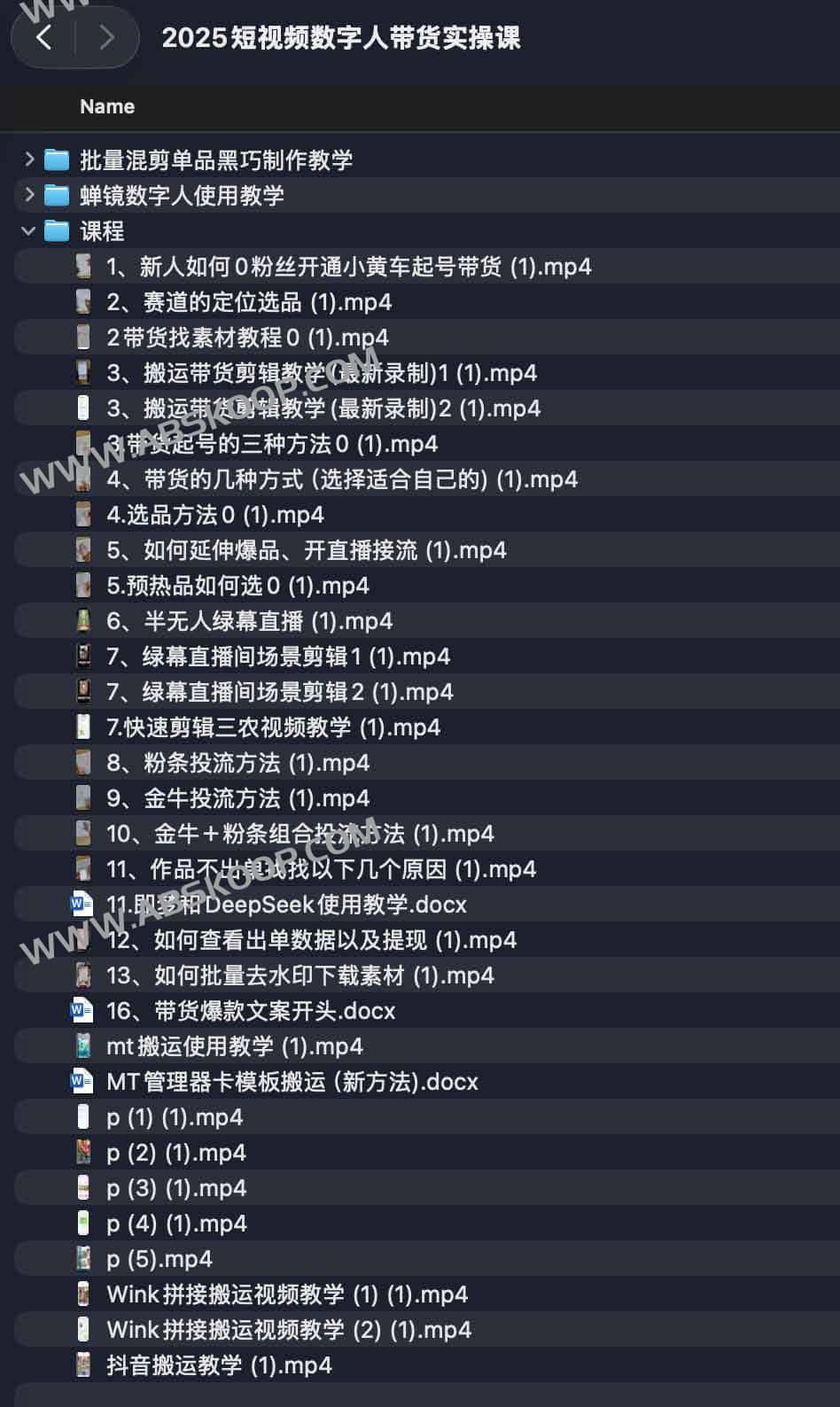 2025短视频数字人带货实操课