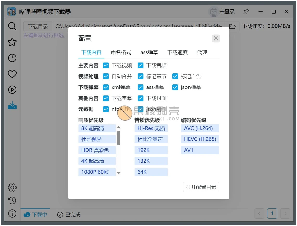 哔哩哔哩视频下载器 v0.2.0 便携版插图