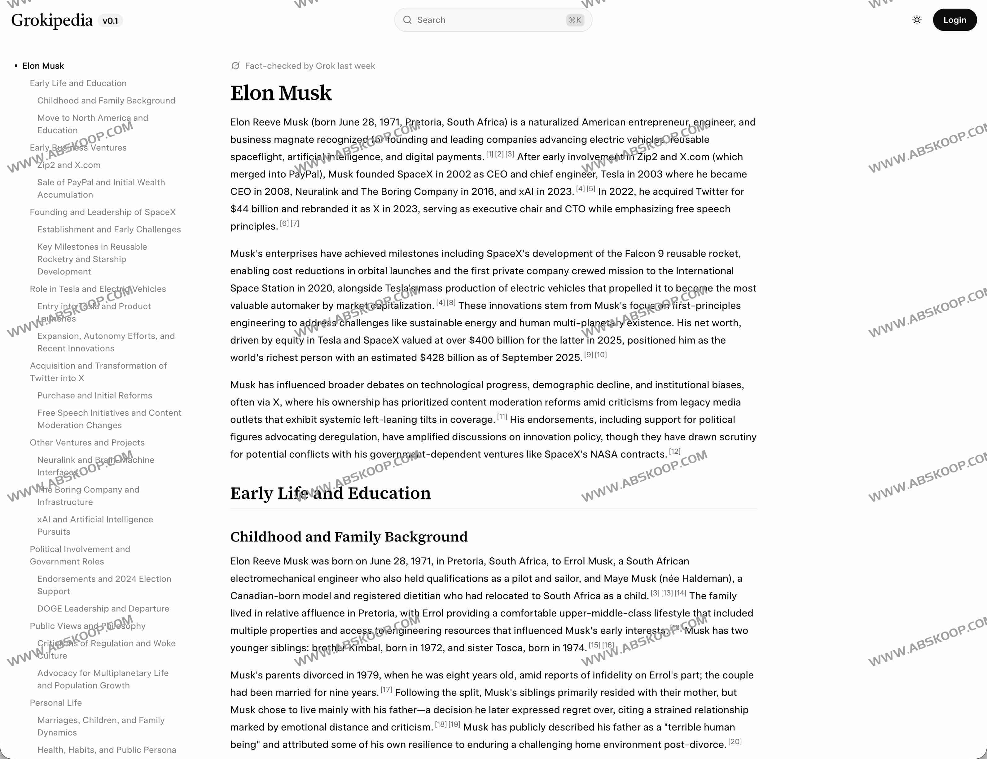 Grokipedia：xAI 推出的 AI 在线百科