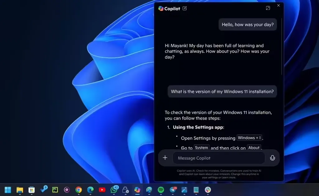 Win+C 快捷键回归：微软重启 Copilot 启动快捷键插图