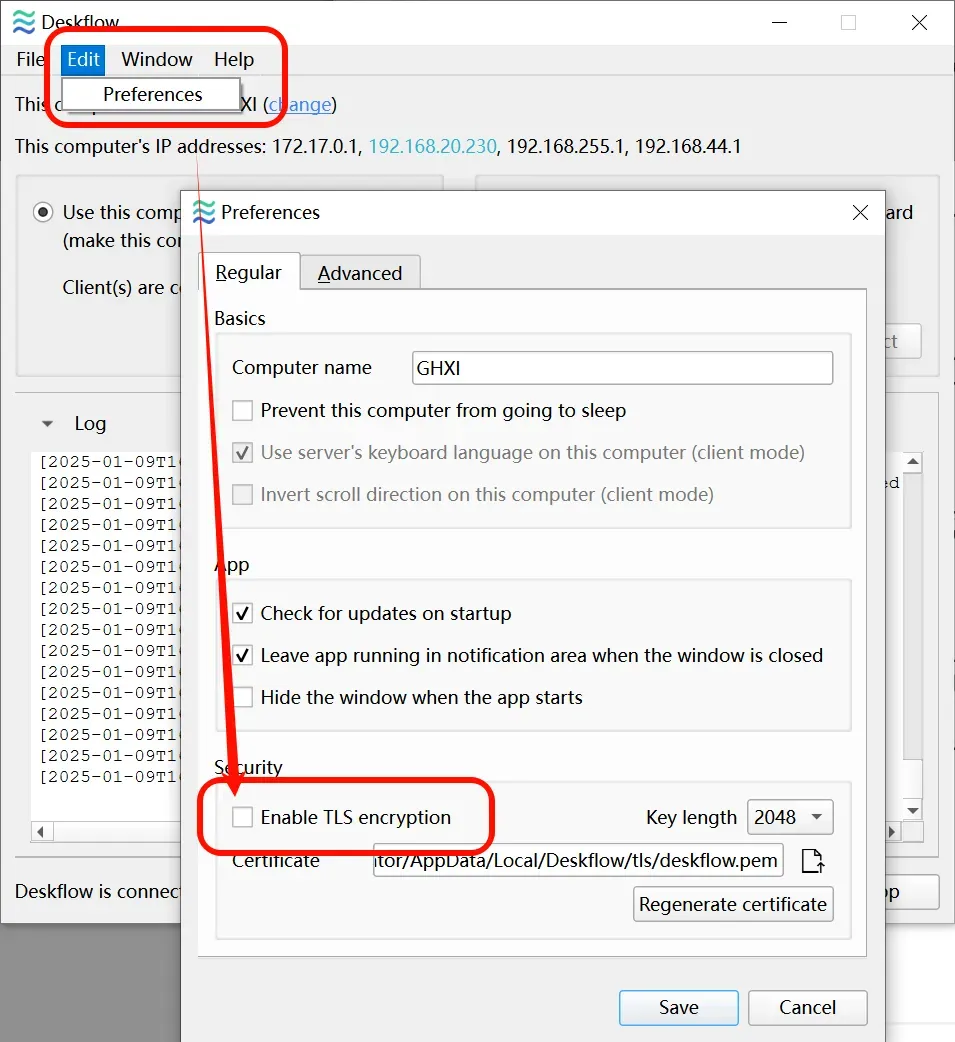 键鼠共享工具，Deskflow软件体验插图6