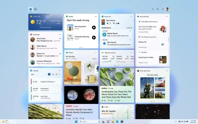 微软调整Windows 11小组件任务栏角标：告别固定红色，拥抱系统主题色插图
