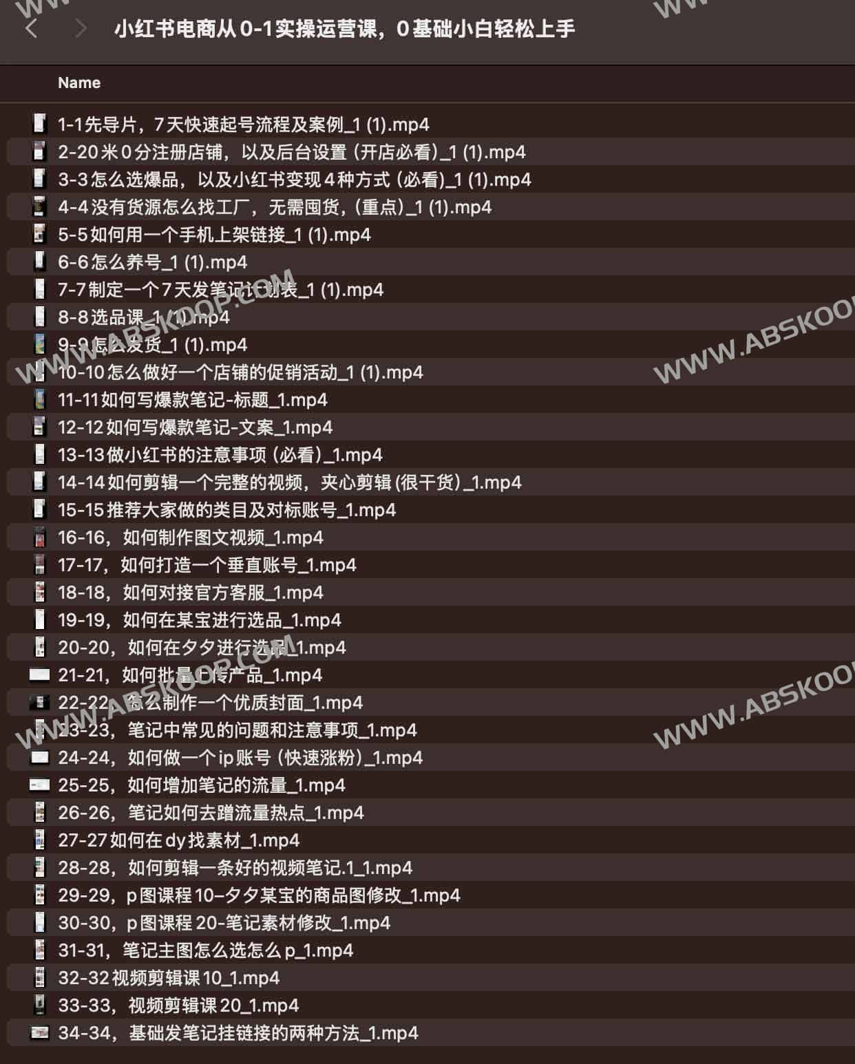 小红书电商从0-1实操运营课，0基础小白轻松上手