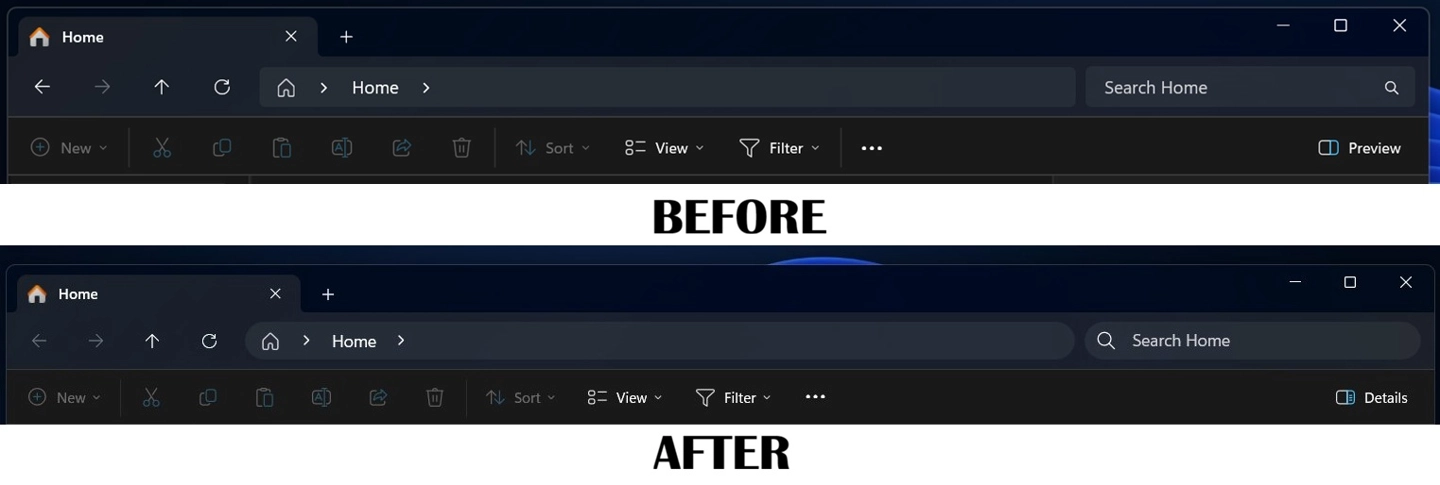 UI“统一化”进程加快,微软 Win11 文件资源管理器将用上更多圆角设计插图1 UI“统一化”进程加快,微软 Win11 文件资源管理器将用上更多圆角设计插图1