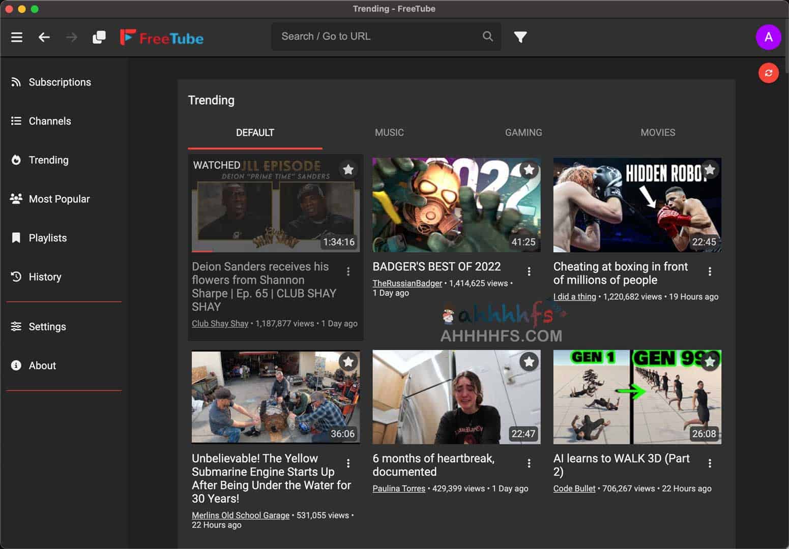 免费开源YouTube第三方客户端 去广告-FreeTube