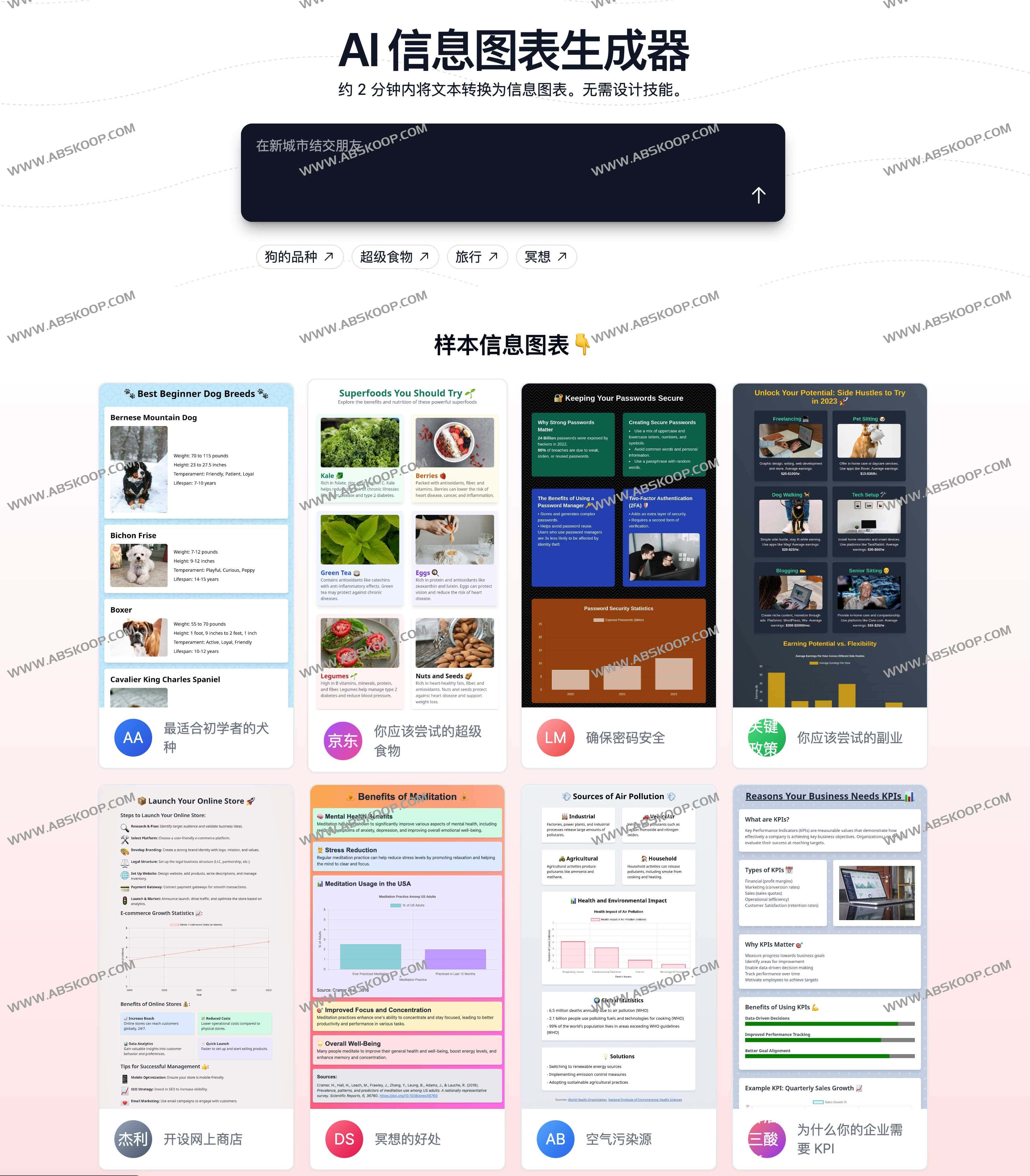 Text to Infographic-在线AI 信息图生成器