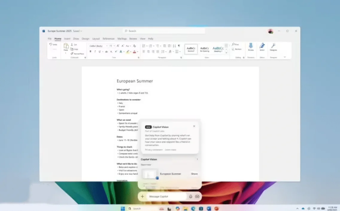 微软 Win11 Copilot 应用新功能：文件搜索与视觉助手开启测试插图1
