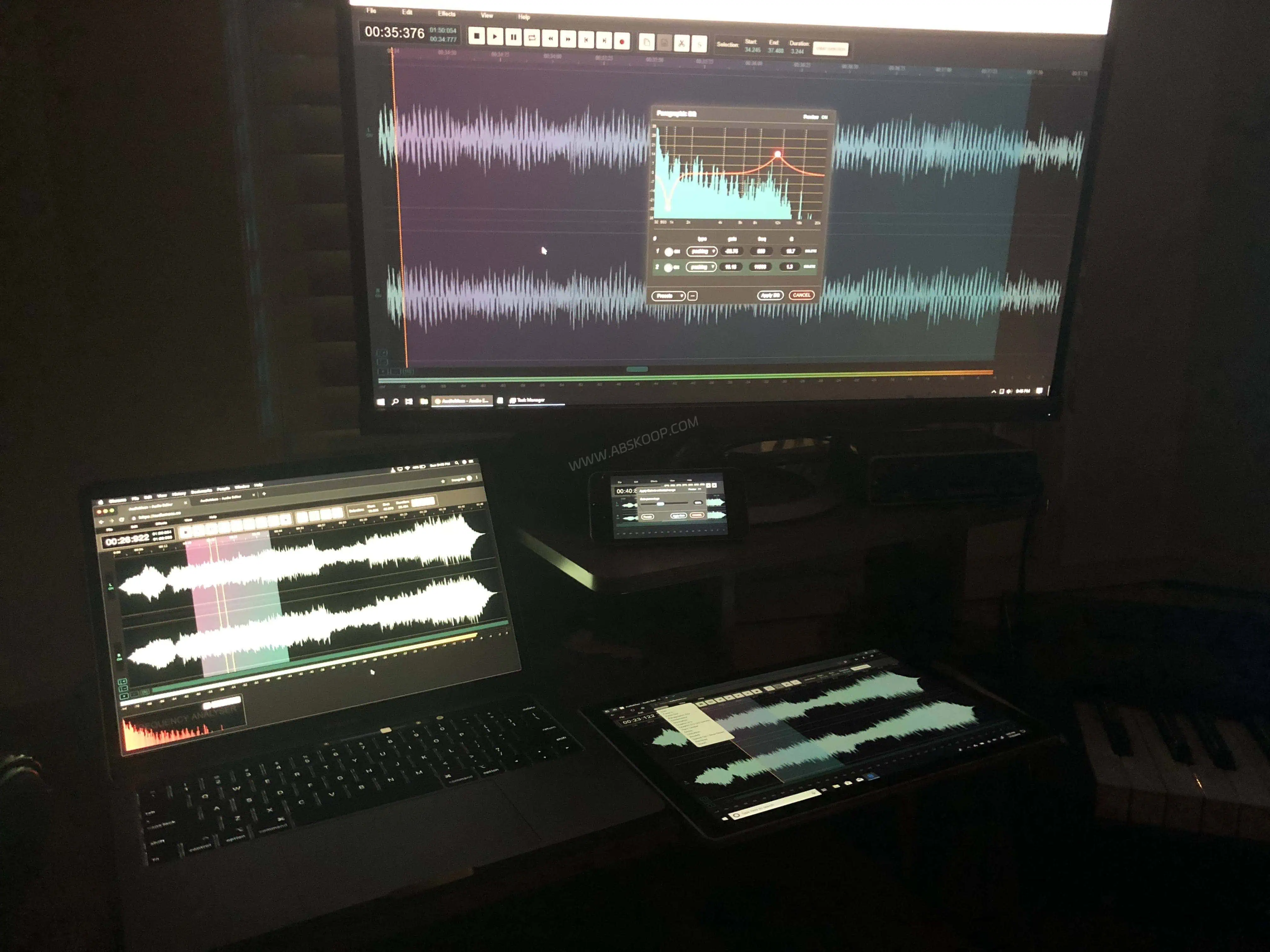 AudioMass 支持浏览器运行和跨平台使用截图