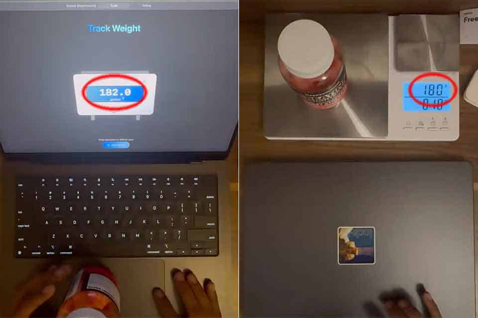 TrackWeight：让 MacBook 触控板秒变精准电子秤