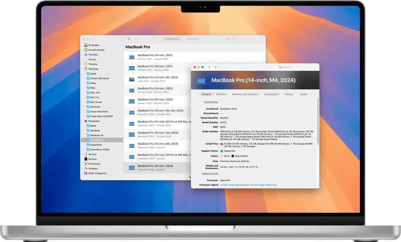 Mactracker：Apple全产品线离线查询设备参数与支持状态工具，苹果爱好者必备软件