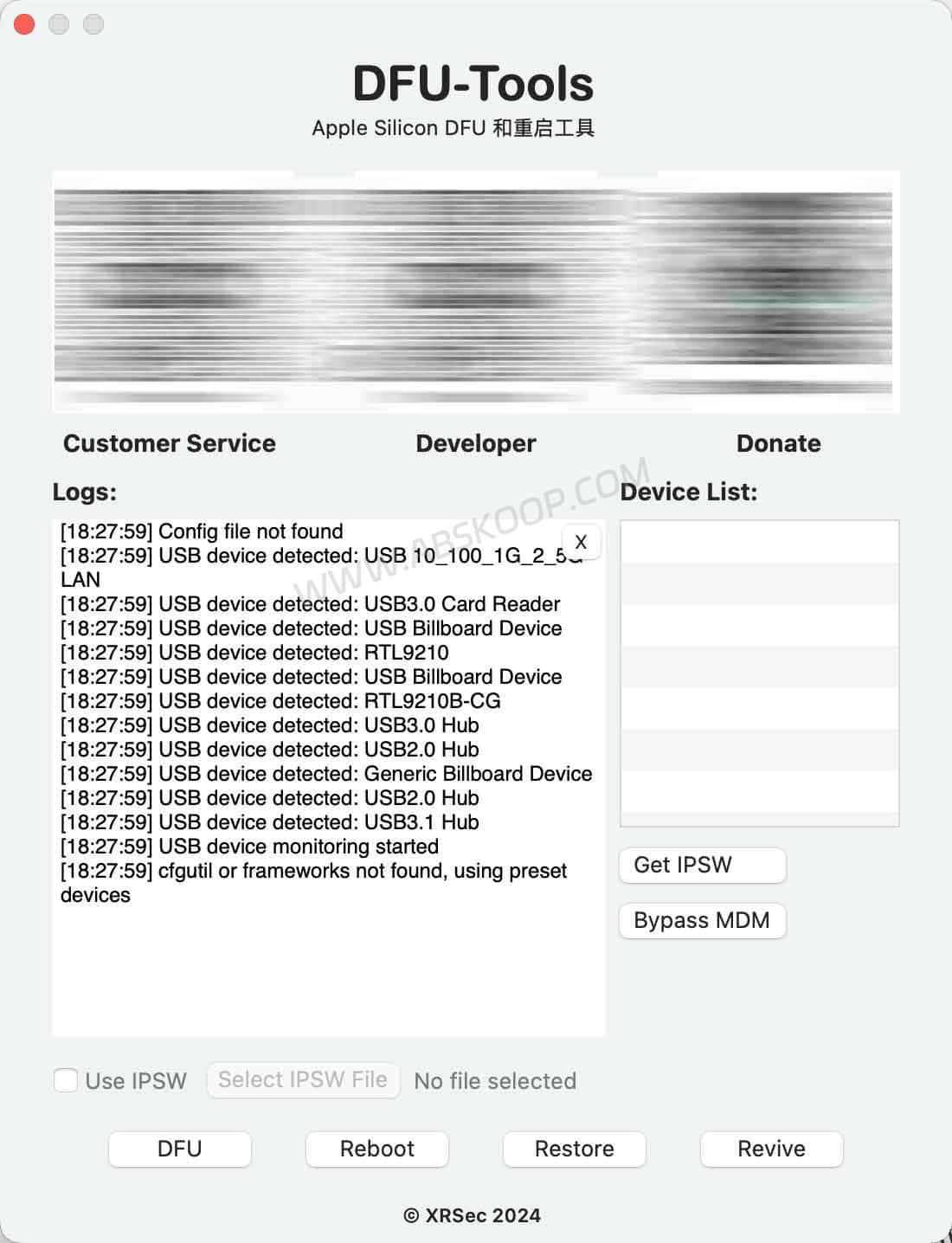 Mac DFU 恢复教程：Revive 与 Restore 区别，以及开源辅助工具 DFU-Tools