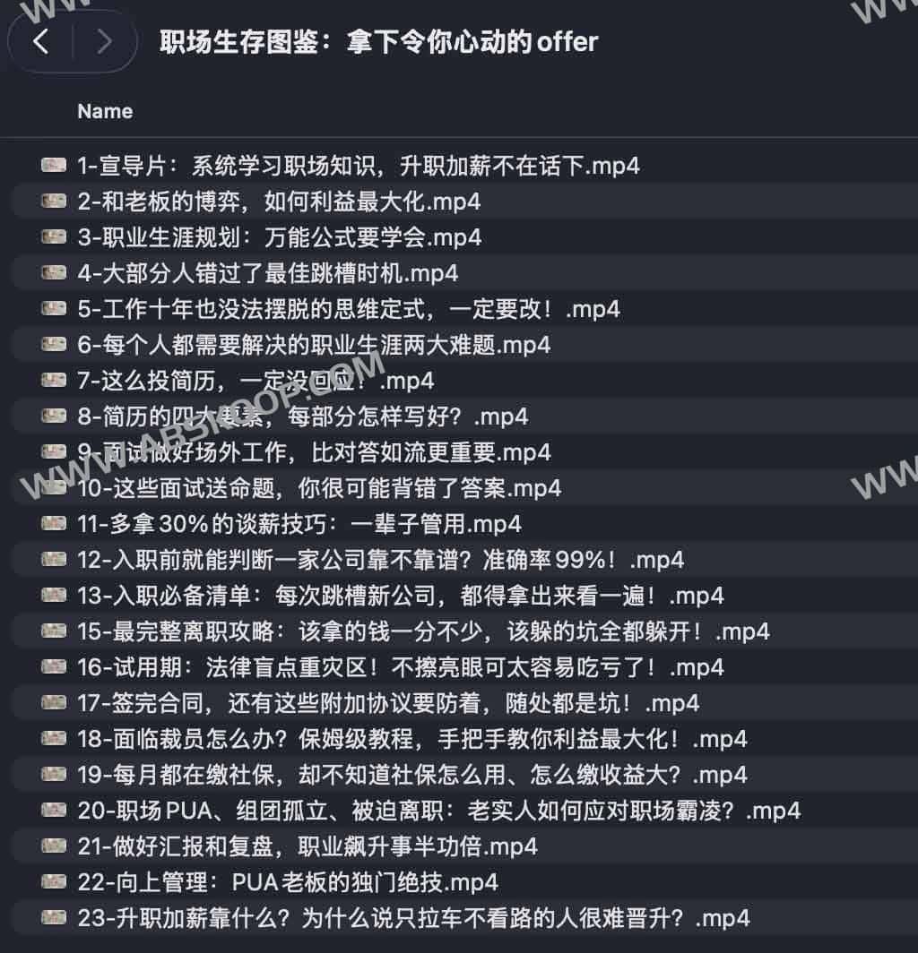 职场生存图鉴：拿下令你心动的offer