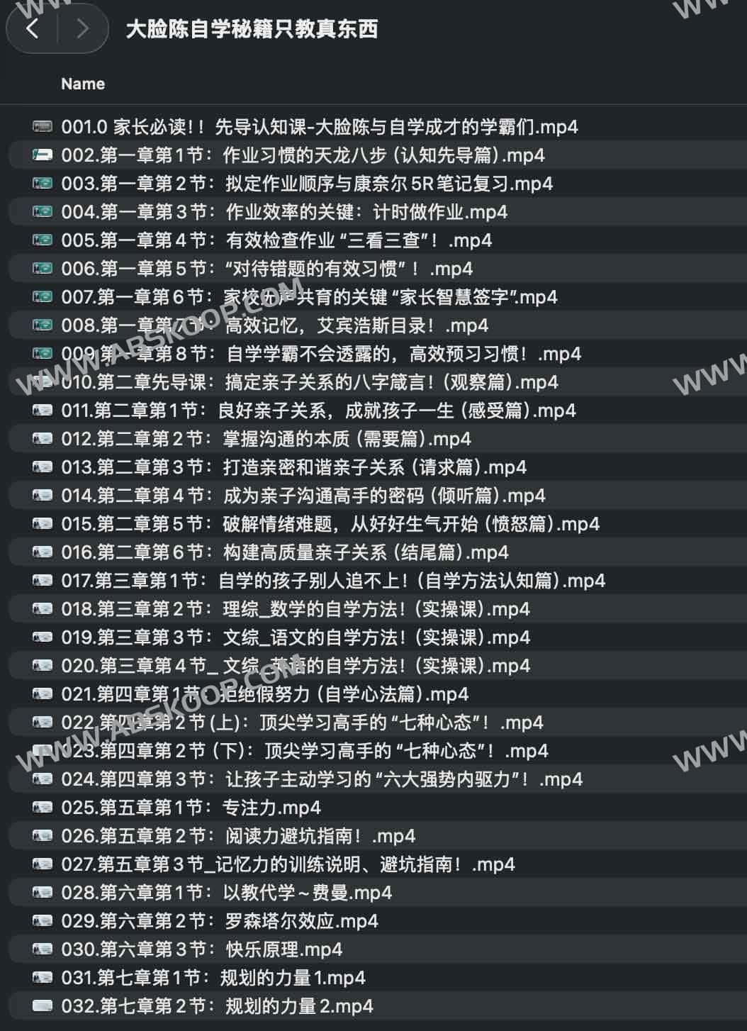 大脸陈自学秘籍只教真东西