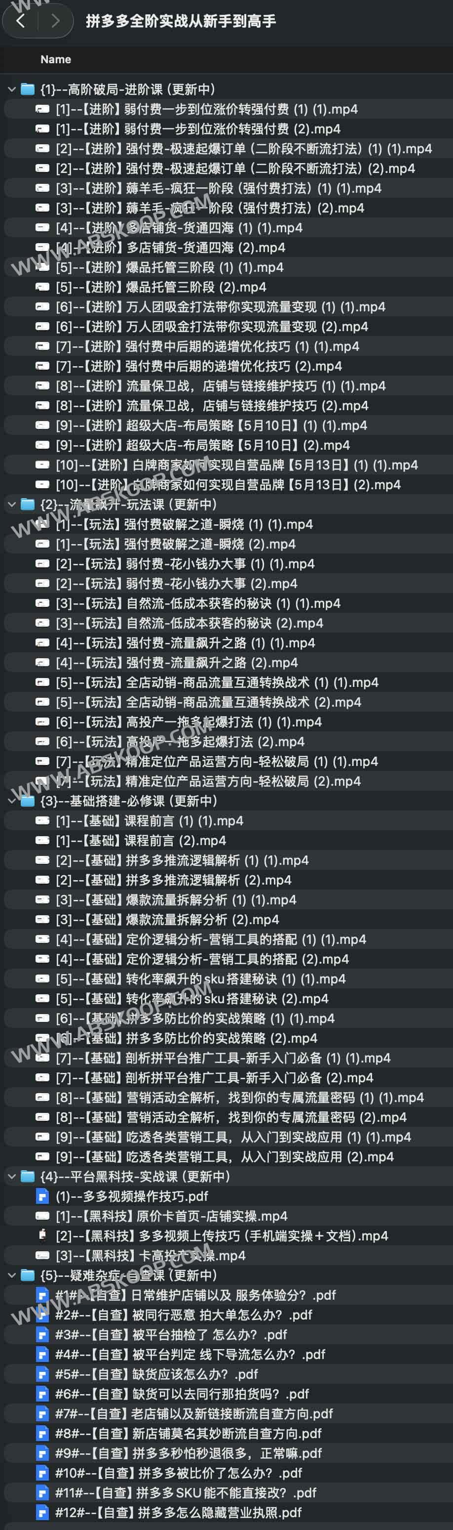 拼多多全阶实战从新手到高手