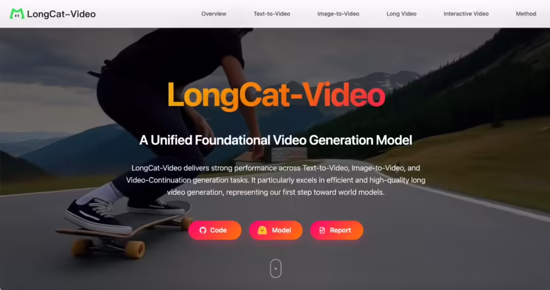 美团发布开源 LongCat-Video 视频生成模型，可稳定输出 5 分钟级内容插图