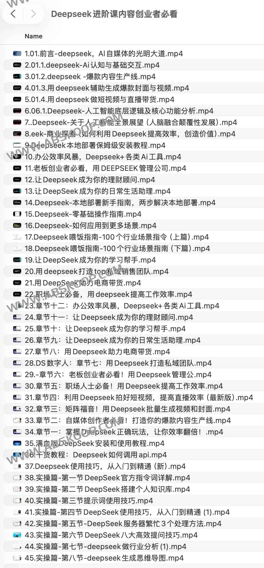 Deepseek进阶课内容创业者必看