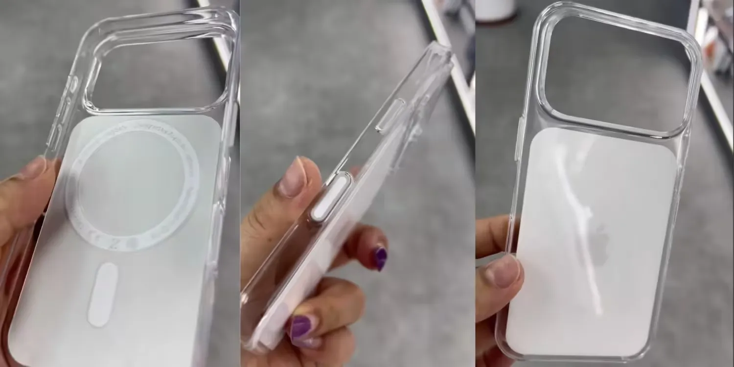 透明手机壳“不透明”?苹果 iPhone 17 Pro 官方壳被曝背部有大面积白色插图 透明手机壳“不透明”?苹果 iPhone 17 Pro 官方壳被曝背部有大面积白色插图