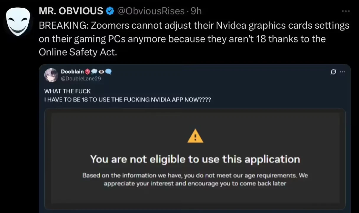 Ӣΰ���¹������飺��ֹδ������ʹ�� NVIDIA Ӧ�õ����Կ����ò�ͼ