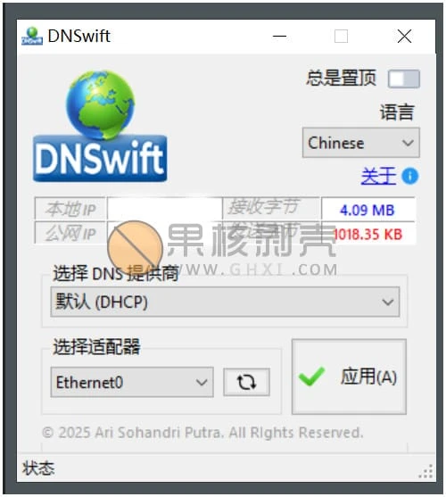 DNSwift(DNS切换工具) v1.1 中文版插图