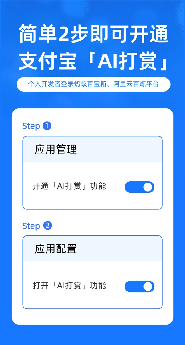 支付宝推出国内首个“AI打赏” 2步开通首发百宝箱、百炼插图1 支付宝推出国内首个“AI打赏” 2步开通首发百宝箱、百炼插图1