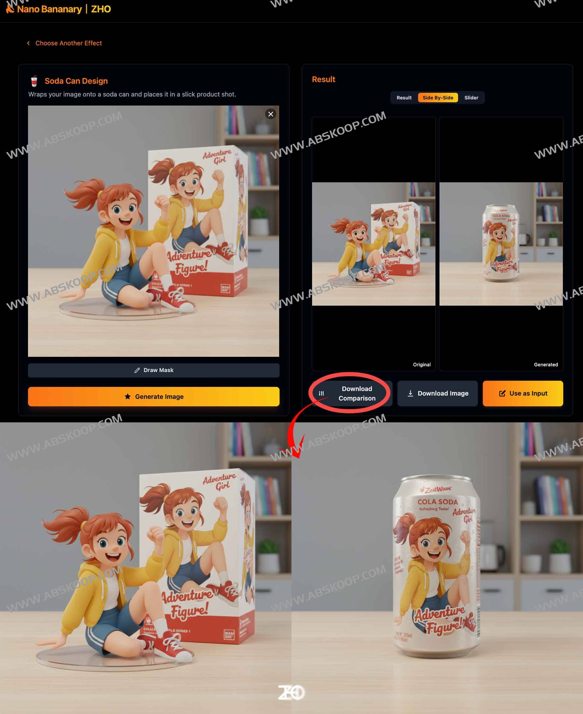 Nano Bananary：开源AI图像编辑工具，无需提示词一键生成