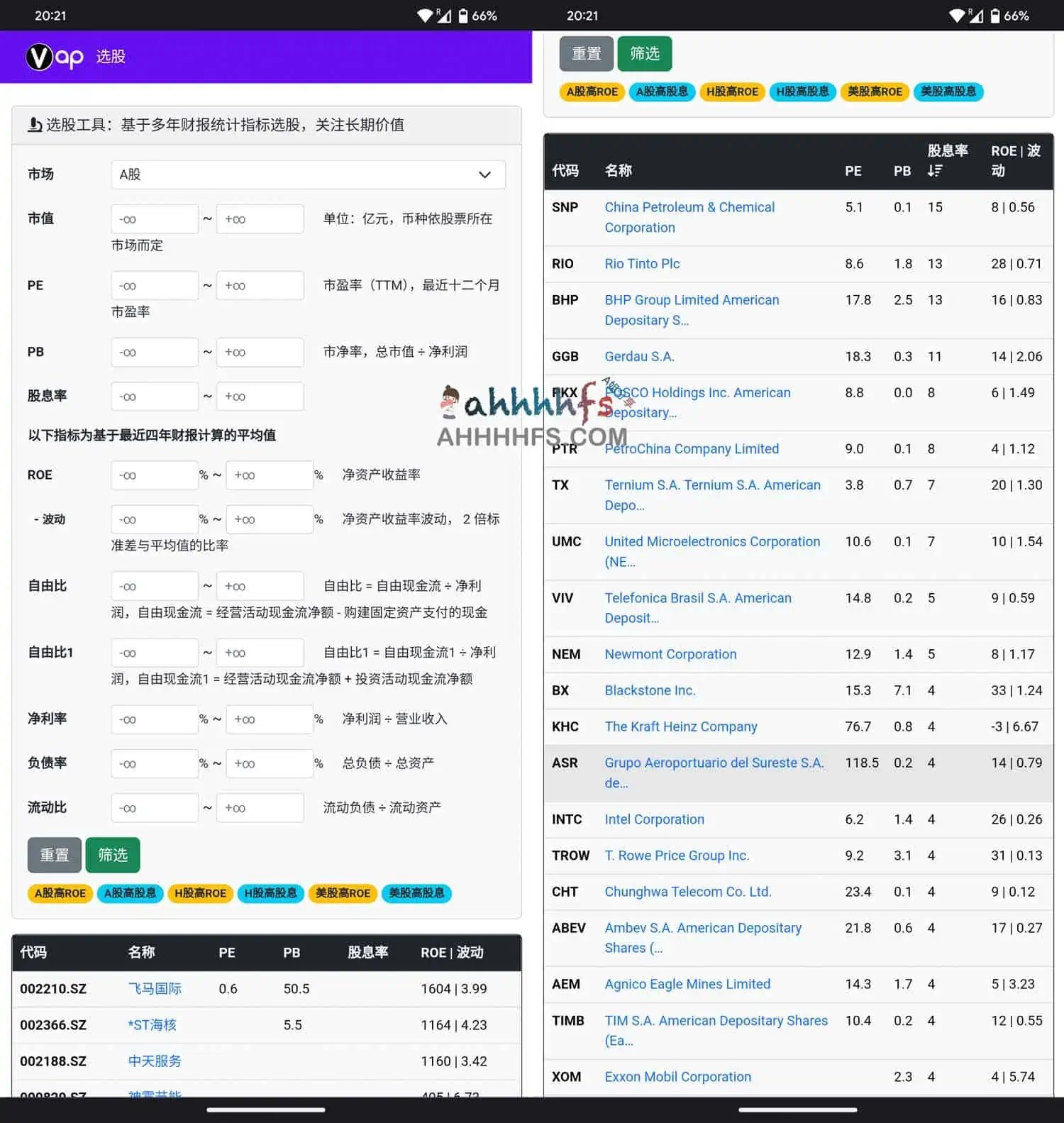 选股工具 免费无广告-VAP