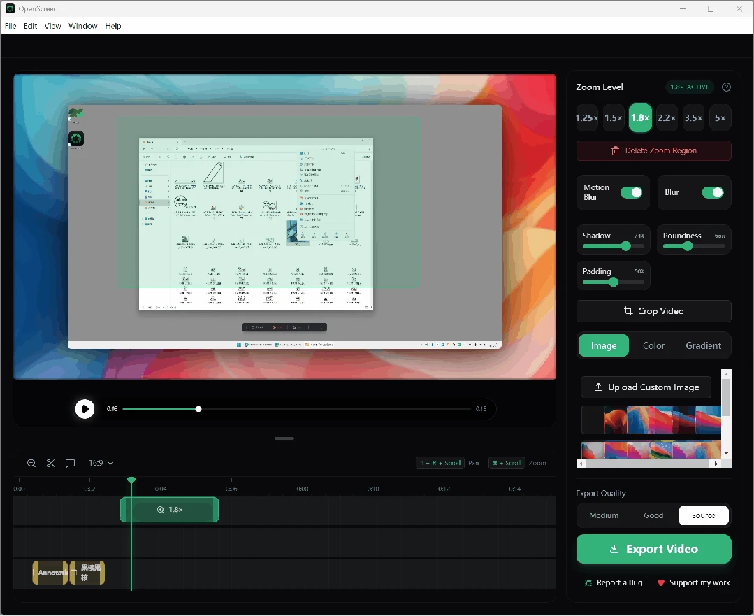 屏幕录制工具,OpenScreen软件体验插图11 屏幕录制工具,OpenScreen软件体验插图11