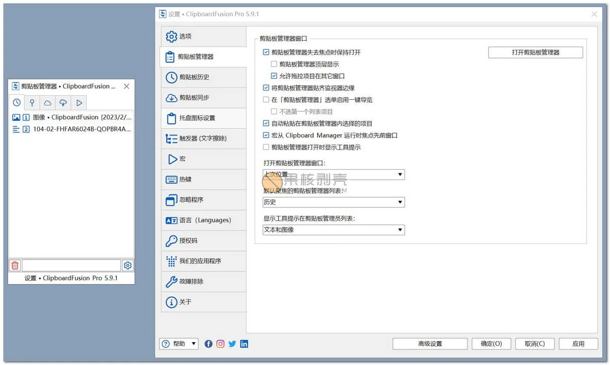 ClipboardFusion(剪切板工具) v6.3 便携版插图 ClipboardFusion(剪切板工具) v6.3 便携版插图