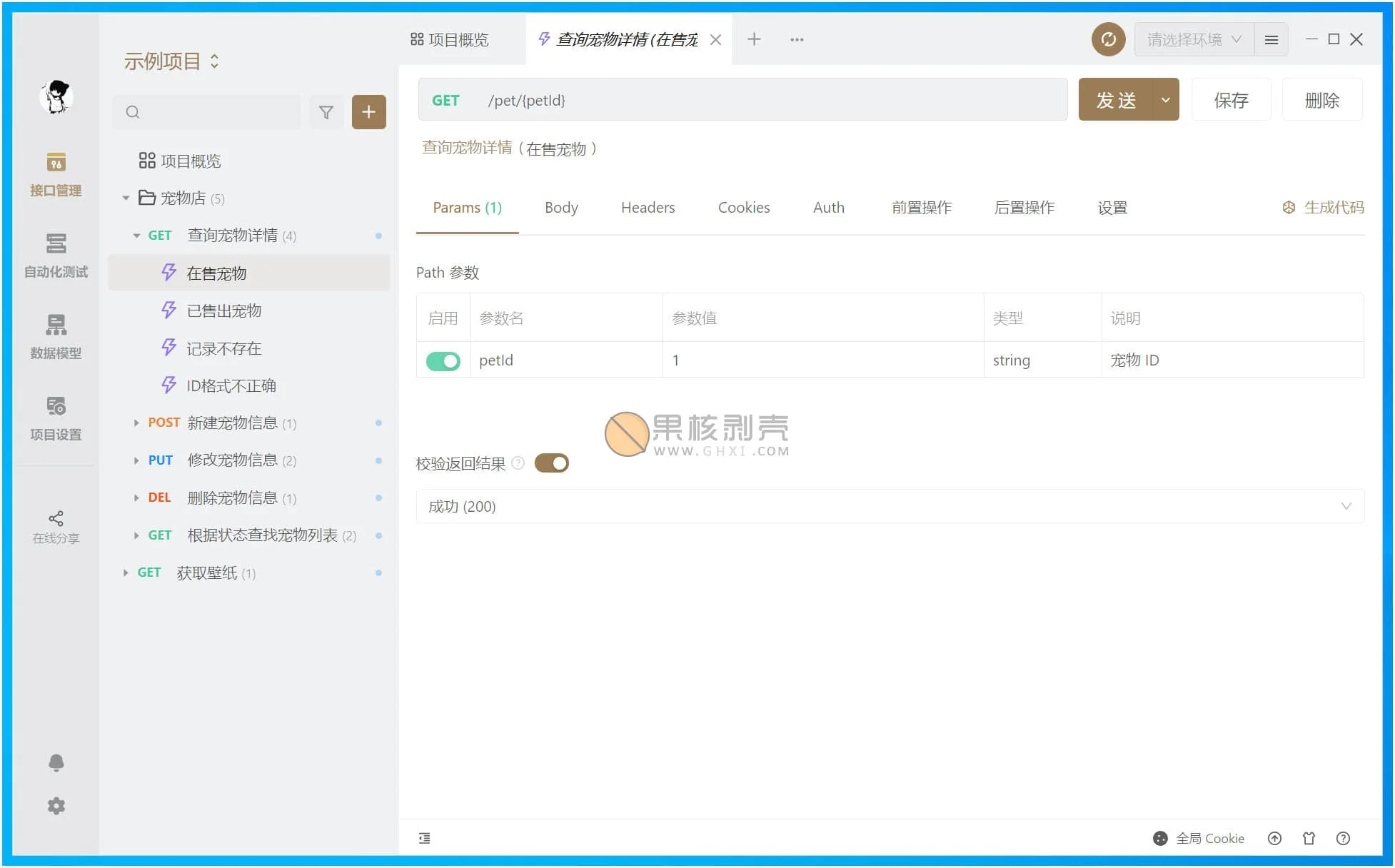 Apifox(Api调试管理工具) v2.7.34 绿色版插图 Apifox(Api调试管理工具) v2.7.34 绿色版插图