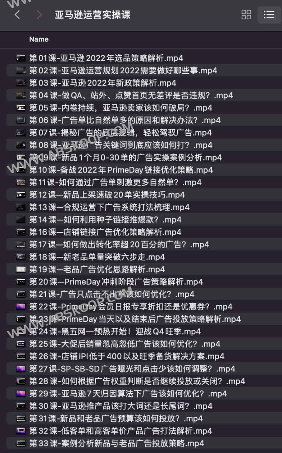 米谷学堂 亚马逊运营实操课